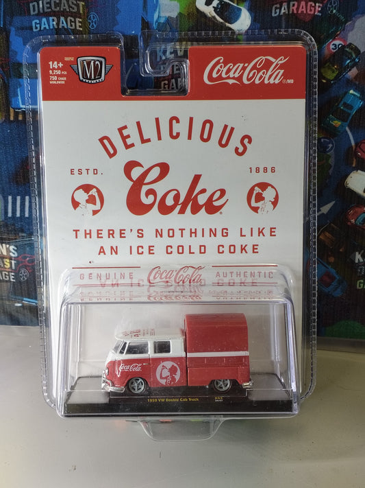 1959 VW DOUBLE CAB TRUCK / COCA COLA FROM M2 MACHINES